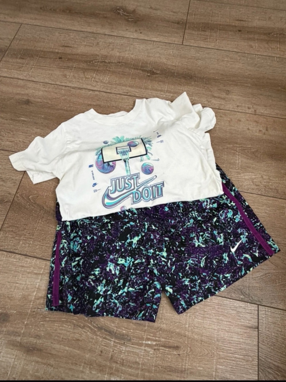 Nike Boys Dri-FIT Shirt Shorts Outfit Set Youth M 10-12